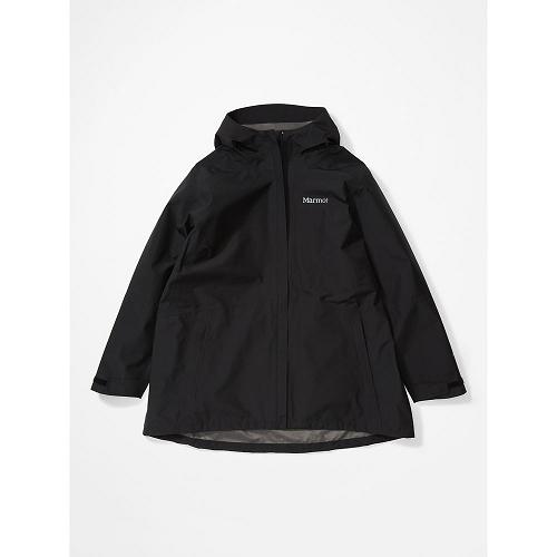 Marmot Rain Jacket Black NZ - Minimalist Jackets Womens NZ682347